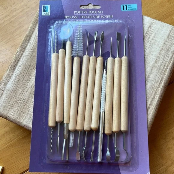 Sculpting Tools Pottery Tool Set 11 Pieces New Sealed Package Two Sided 22 Tools - Picture 1 of 11